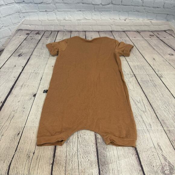 Rags to Raches Brown Shortie Romper - Picture 3 of 3